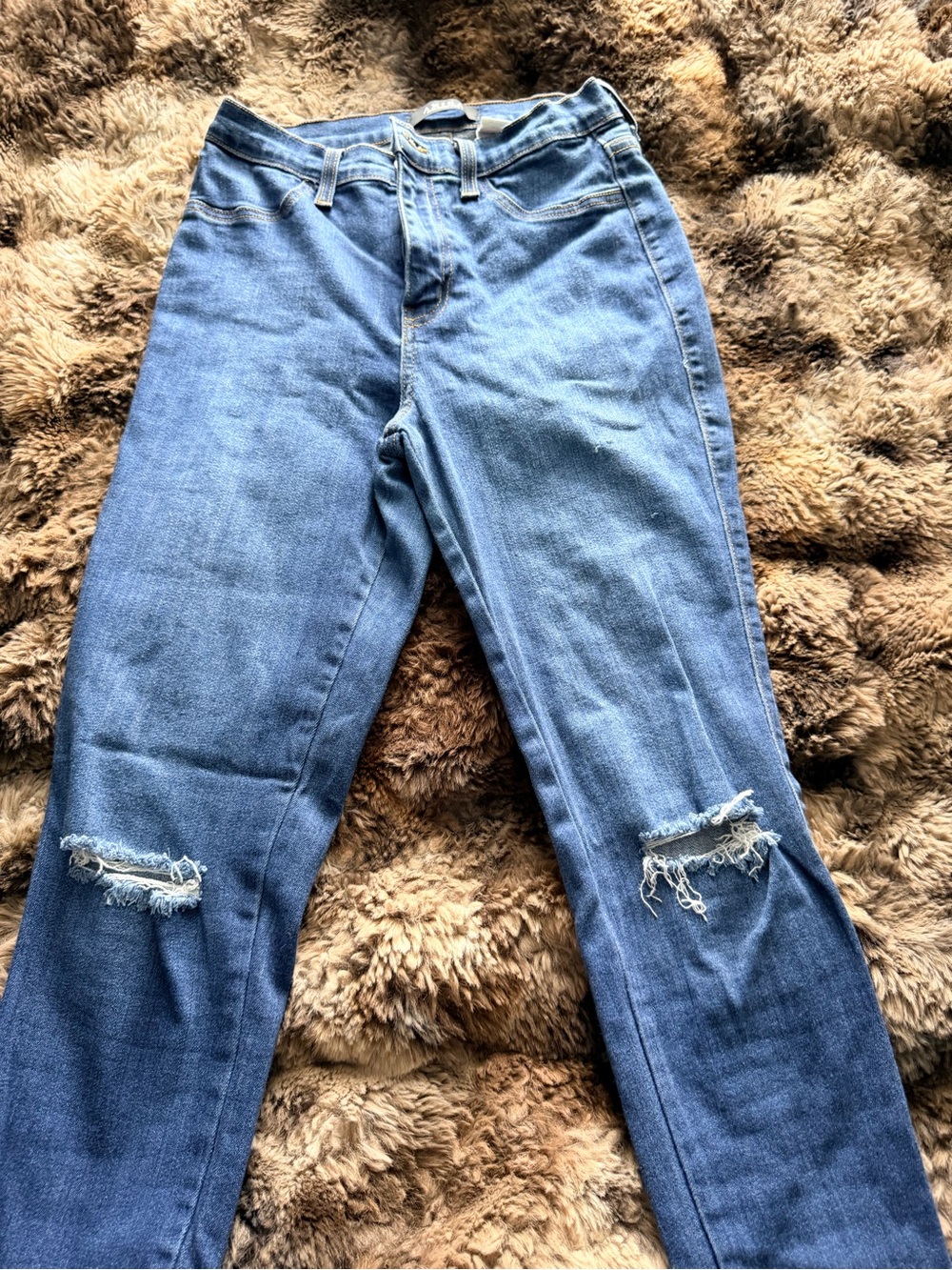 Akira Blue Distressed Women's Jeans